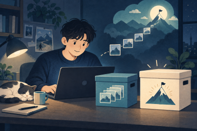 체크포인트와 최종 모델 파일, 저장 목적이 다른 이유 관련 설명용 삽화